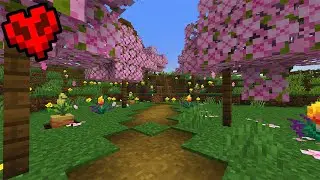 We built a Cherry Path in Hardcore Minecraft - EP.9