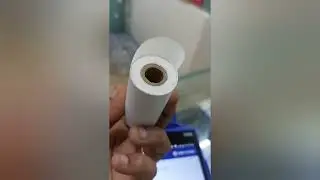Changing paper roll HDFC Swiping POS