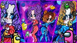💜speeddraw Тильняшка и Лесли | among as💜