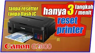 Reset without software canon G2000 printer flashes 7 times error 5b00