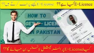How to get E-Licence in Pakistan Punjab | Driving Licence online apply