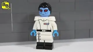 LEGO STAR WARS REBELS GRAND ADMIRAL THRAWN MINIFIGURE CREATION REVIEW