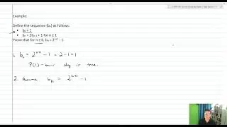 Proving explicit formulas for recurrence relations using induction