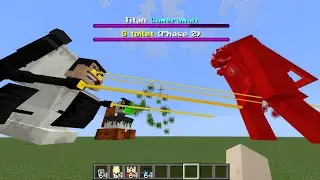 TITAN CAMERAMAN VS UPGRADE G-MAN AND SKULL DISMANTLER SKIBIDI TOILET MOD in Minecraft Pocket Edition