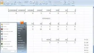 How to easily change hexadecimal or binary into decimal numbers