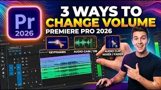Premiere Pro: 3 Ways to Change Volume - اردو / हिंदी
