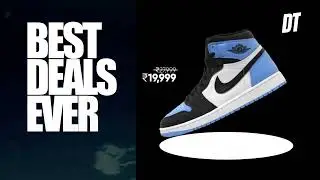 The best deals ever on sneakers only at DAWNTOWN.in!