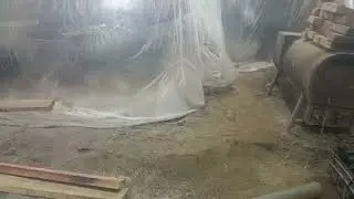 Принудительная вытяжка в гараж из автомобильного вентилятора охлаждения