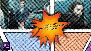 Comic Book Tutorial (No Plugins) || After Effects Tutorial [Intermediate]