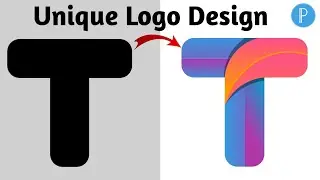 How To Make Unique Logo Design Tutorial On Pixellab Android || Pixellab Tutorial #viral