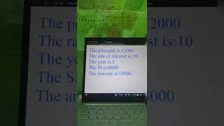 Code | Simple Interest|Javascript.#html #notepad#basic #trending#like #subscribe#coding#code#shorts