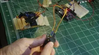 Demo of PAN and TILT CONTROL-Using Servos Joystick