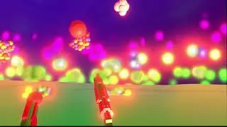 Psychedelic concept of VR Booble Shoter