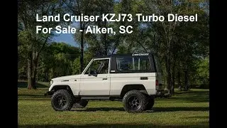 1993 Toyota Land Cruiser KZJ73 70 Series 1KZ T Turbo Diesel 5 Speed FRP Top For Sale Car Cave Aiken