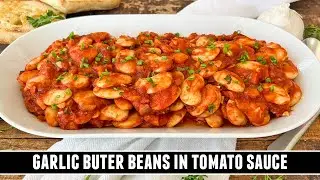 Garlic Butter Beans in Tomato Sauce | Healthy & Delicious One-Pan Recipe