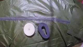 DIY fishing tent, part 6: sealing the tent seams