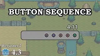 How to create a button sequence - Learn Godot 4 UI - no talking