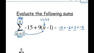 Sigma Notation