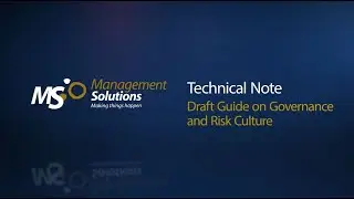 Draft Guide on Governance and Risk Culture