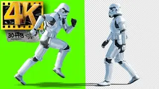 Star Wars | Imperial Stormtroopers | Green Screen  - Footage 4K