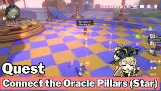 Connect the Oracle Pillars to thread them into a specific shape - Genshin Impact