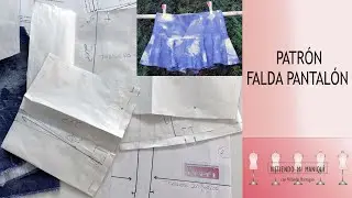 CÓMO HACER PATRON DE FALDA PANTALON