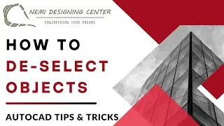 How to Deselect Objects in AutoCAD? (Shift Key Trick) | AutoCAD Tips & Tricks