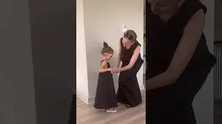 Mom and daughter look #eveningdress #momdaughter #sewingdress #sewingtime #familylook