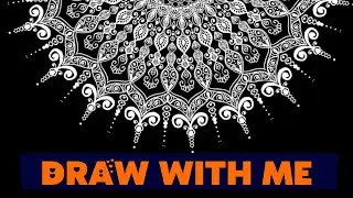 Draw with me ✍️| Mandala on Amaziograph | Relaxing Video | Draw on Ipad Pro