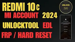 Redmi 10c mi account Frp Разблокировка unlocktool (unlock tool)