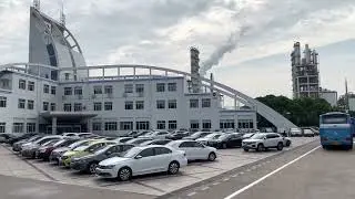 Office building with production building