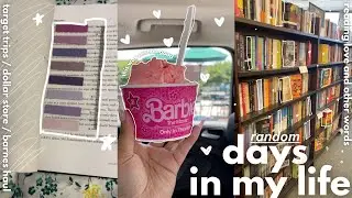 random days in my life vlog! target, barnes and reading love & other words ♡