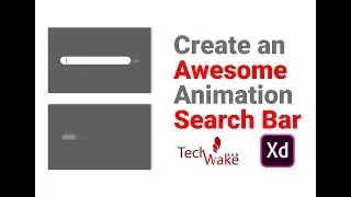 Create an Awesome Animation  Search bar in Adobe XD | 2019