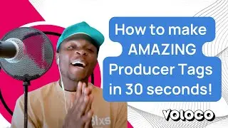 How to make AMAZING producer tags in 30 seconds ON YOUR PHONE // Beat Tag Voloco Tutorial How To