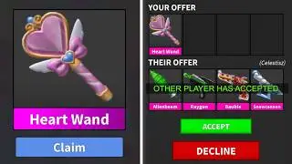 WHAT DO PEOPLE OFFER FOR HEART WAND IN MM2?! *INSANE OFFERS*