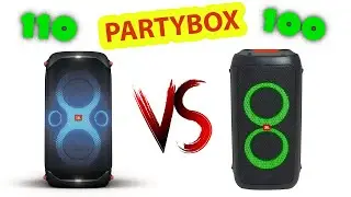 Колонка JBL PARTYBOX 110 VS JBL PARTYBOX 100 обзор сравнение качество звука тест ЧТО ВЫБРАТЬ?