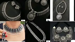 oxidised silver jewellery with price//meesho online shopping//link in description