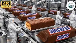 Inside the Mars Wrigley Factory: How Snickers Are Made (Full Process)