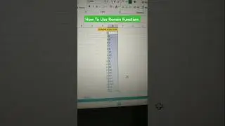 How To Use Roman Function In Excel? 