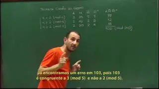Aritmética - Aula 62 - Uma observação no algoritmo chinês do resto - Legendado
