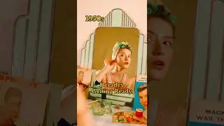Decades Mornings💁🏼‍♀️ fancy 50s, bouncy 60s, chill 70s & poppy 80s🪩 #decades #vintage #shortfilm