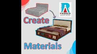 00 BED MATERIALS IN 3DS MAX