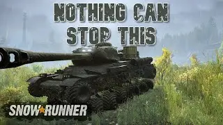A TANK in SnowRunner!! | SnowRunner