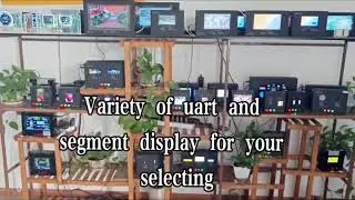 7 inch uart display modules with touch function RS232/TTL Interface