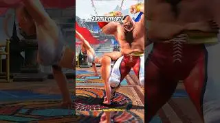 Cammy futile effort vs Zangief 