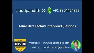 75 . Azure Data Factory Interview Question and Answers - Provided By Cloudpandith BI Master Program