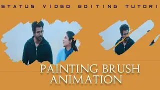 Painting bush animation video making Tutorial Alight motion