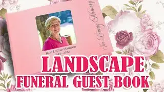 Funeral Guest Book - Landscape Orientation