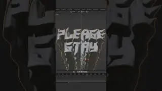 New Blender tutorial for beginner. Iridescent / holographic fluid typography/ text animation.