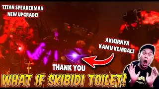 REACTION WHAT IF SKIBIDI TOILET TERBARU! TITAN SPEAKERMAN RELEASES PARASITE CORE FROM TITAN TV MAN